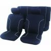 HOUSSE PHOENIX 100% POLYESTER 6PCS NOIR - 09610UNIVERSEL