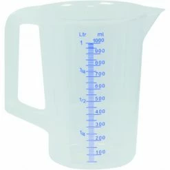 MESURE 1 LITRE GRADUEE-TRANSPARENT--10357UNIVERSEL