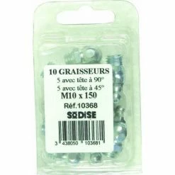 Assort. 5 Graiss.45o+ 5 Graiss.90o10x150 UMETA - 10368