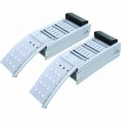 Jeu De 2 Rampes Acier Pliables 3 Charnieres DRAKKAR EQUIPEMENT - 15185