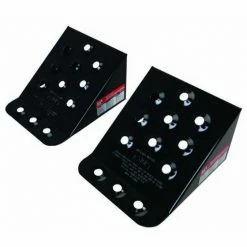 LOT DE 2 CALES DE ROUE EN ACIER 230X200X125MM POUR PL - 16942UNIVERSEL