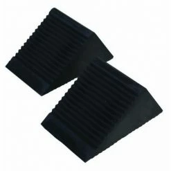 CALE DE ROUE EN CAOUTCHOUC 105X75X75MM POUR VL - LOT DE 2 - 16943UNIVERSEL