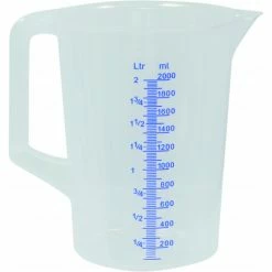 MESURE 2 LITRES GRADUEE-TRANSPARENT--10358UNIVERSEL