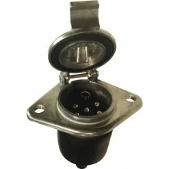 Socle Femelle Métallique 7 Plots 24v SODELEC - 16040