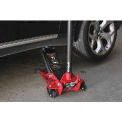 Cric Rouleur 3t + Pédale Double Piston Roues En Nylon 95/515mm Longueur 772mm Surbaissé DRAKKAR EQUIPEMENT - 52546